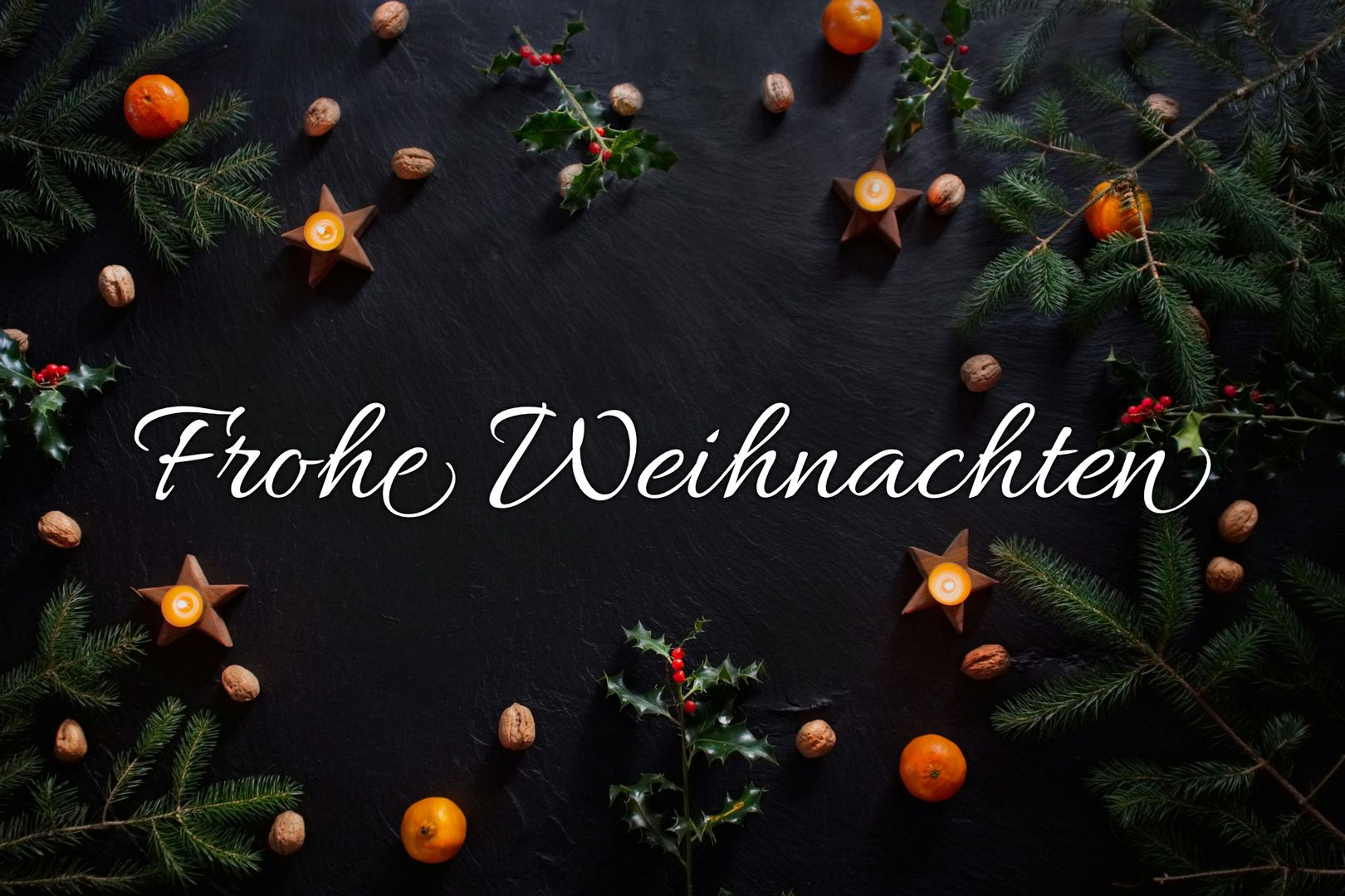 Frohe Weihnachten und ein gesundes neues Jahr